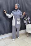 Ahsen takım Gri