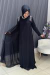 Beyza abaya elbise  Siyah