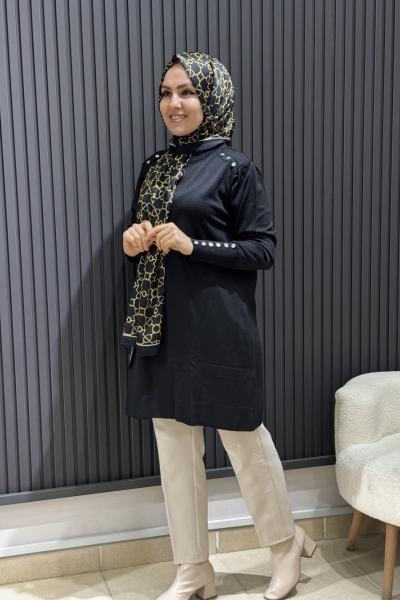 Duygu tunik Siyah