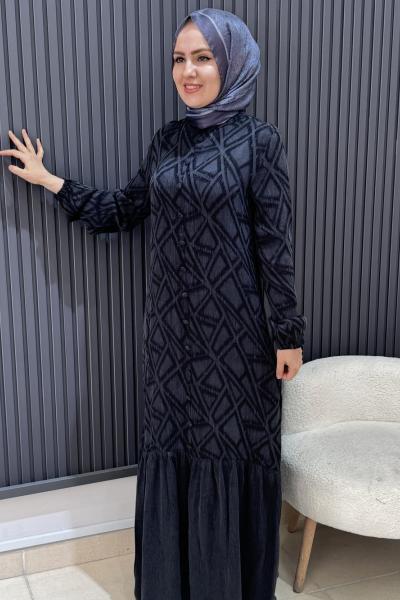 Jale elbise Siyah