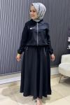 Keten etekli takım Siyah