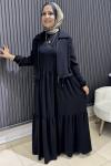 Maral ceketli jile  Siyah