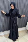 Zerrin abaya  Siyah